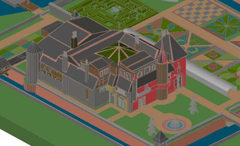 Cathedral 3D DWG Model for AutoCAD