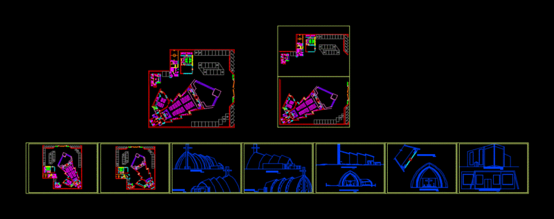 Catholic Church Project DWG Full Project for AutoCAD