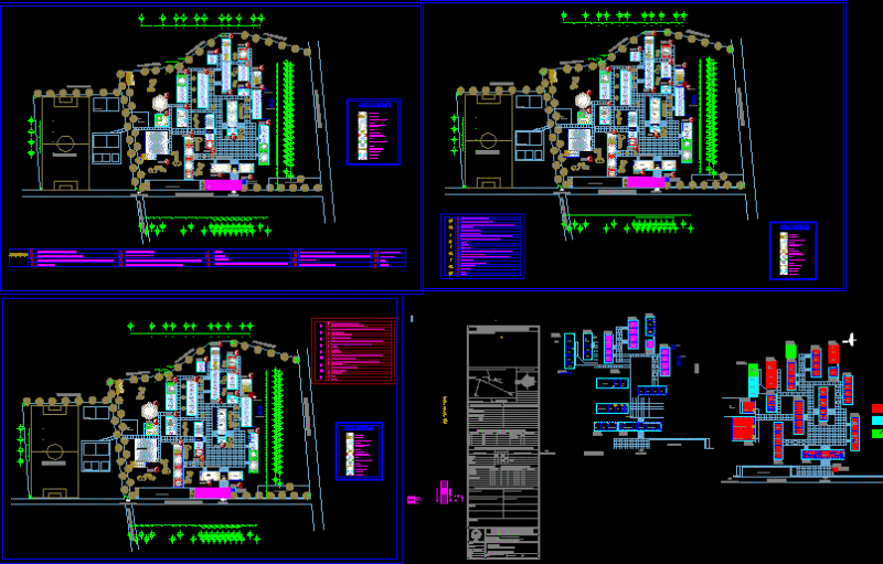 Cbtis School DWG Block for AutoCAD