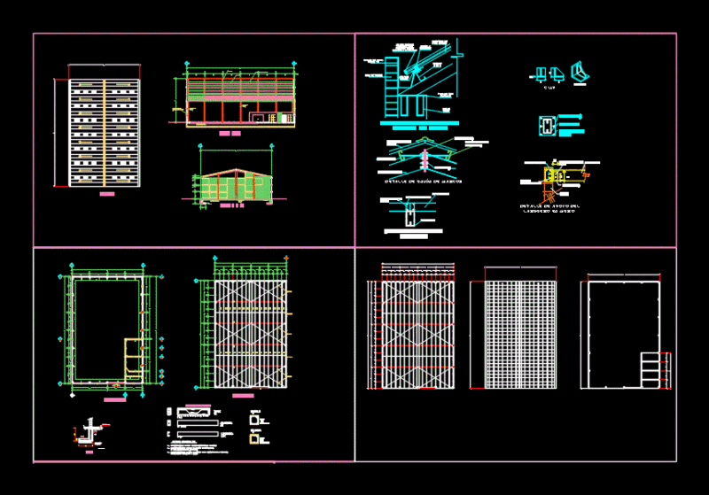 Cellar DWG Section for AutoCAD