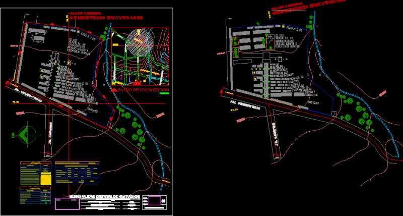 Cemetery DWG Block for AutoCAD