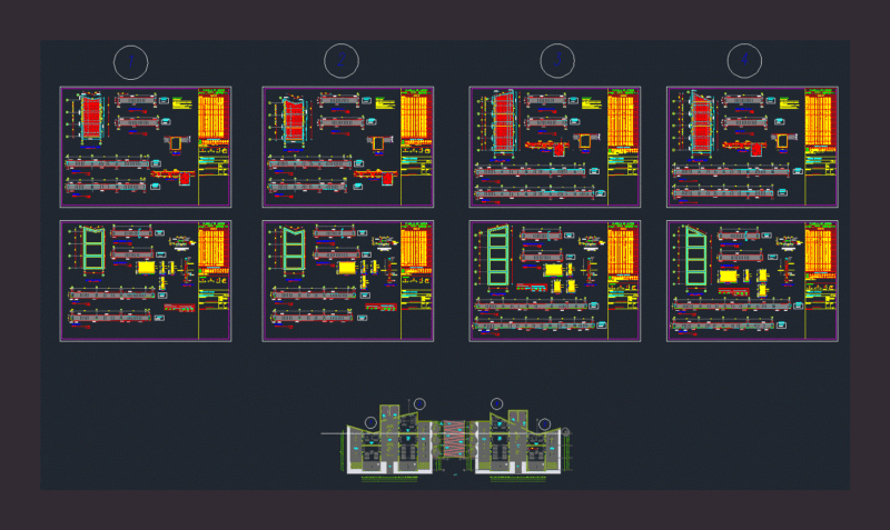 Cemetery Velacion Rooms Pomasqui DWG Plan for AutoCAD