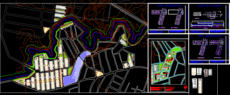 Center Citizen Participation DWG Block for AutoCAD