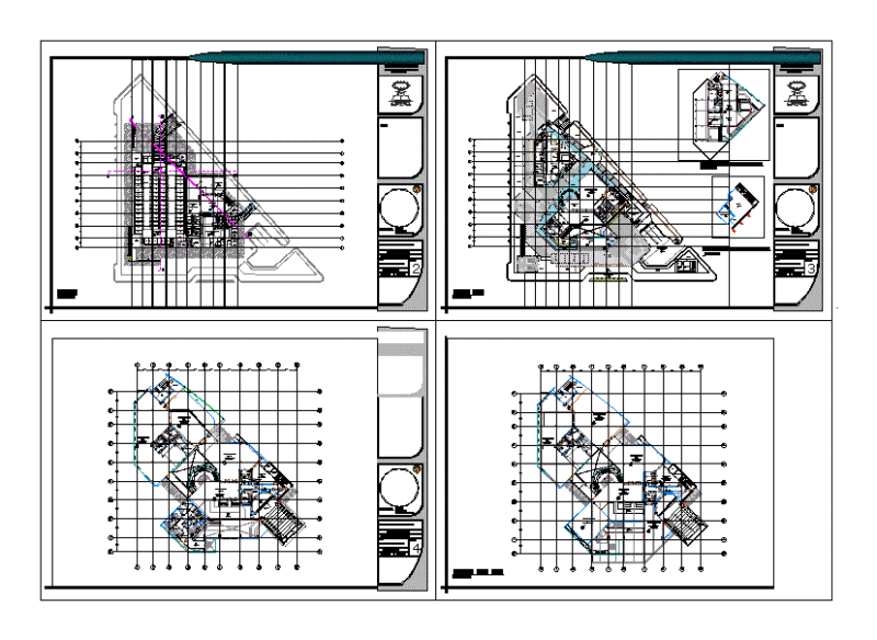 Center For Visual DWG Block for AutoCAD