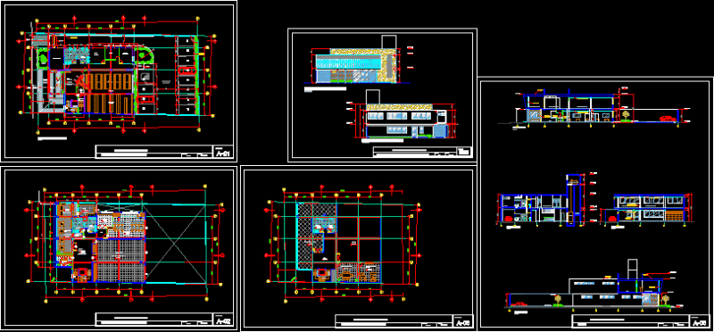 Centro Cultural DWG Block for AutoCAD