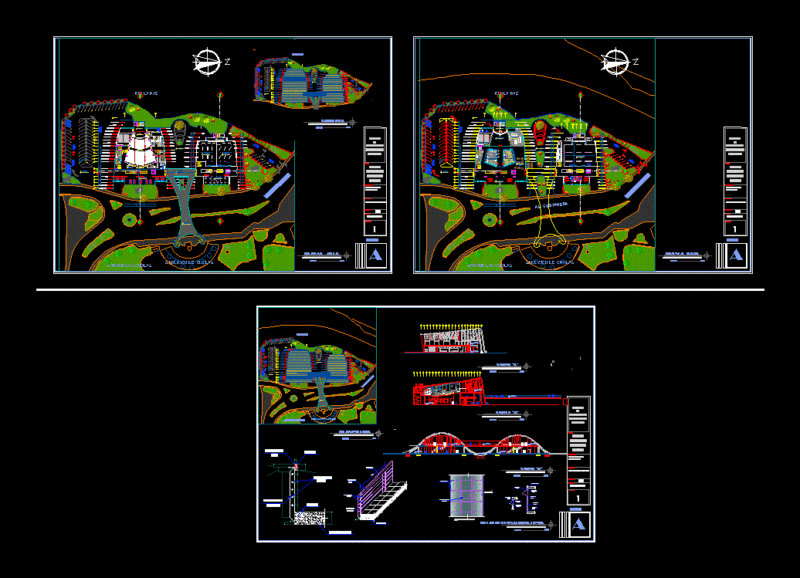 Centro Cultural La Paz Bolivia DWG Detail for AutoCAD