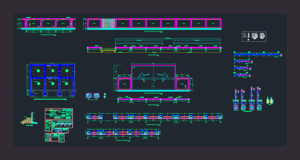 Cerco Perimetric DWG Section for AutoCAD