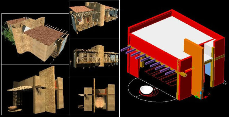 Chapel – Palapa 3D DWG Model for AutoCAD