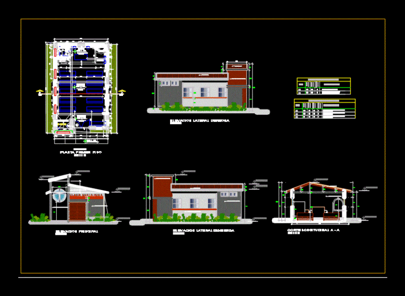 Chapel DWG Detail for AutoCAD