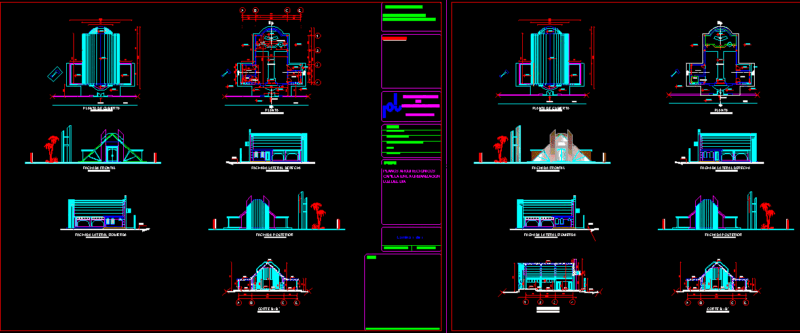 Chapel Religious DWG Plan for AutoCAD