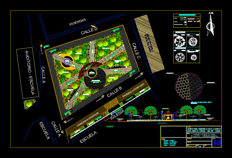 Chaquil Park DWG Plan for AutoCAD
