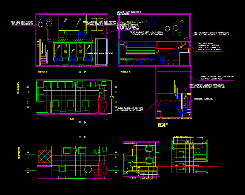 Child Barber DWG Block for AutoCAD