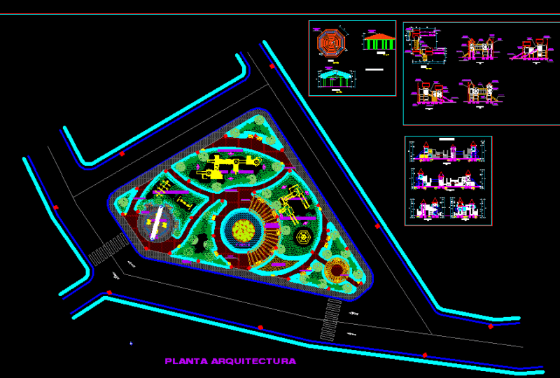 Children Park DWG Full Project for AutoCAD