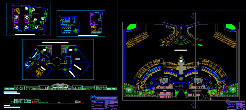 Chimbote Bus Station DWG Block for AutoCAD
