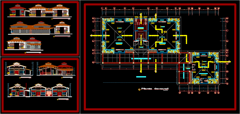 Chocas Chico – Huancayo Kindergarten DWG Section for AutoCAD