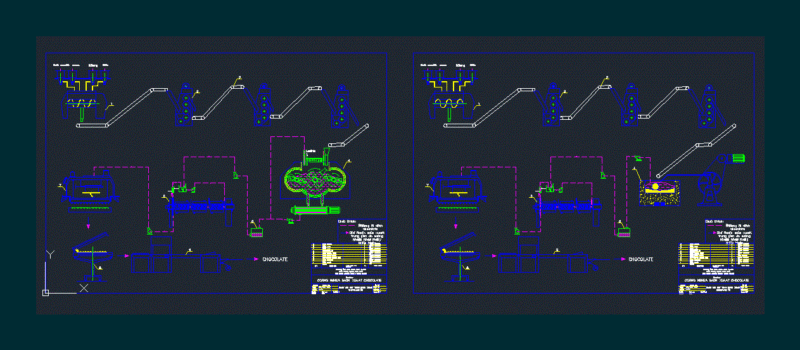 Chocolat Plant DWG Block for AutoCAD