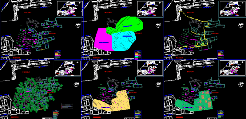 Choquequirao Inca City DWG Block for AutoCAD