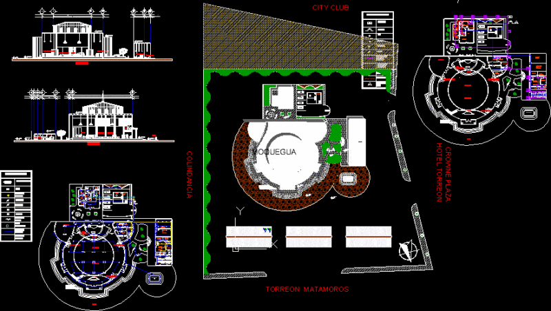 Church, Torreon, Mexico DWG Section for AutoCAD