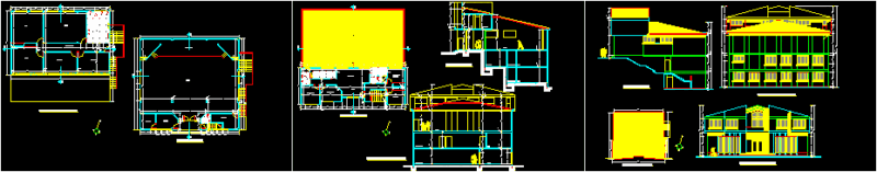 Church DWG Elevation for AutoCAD