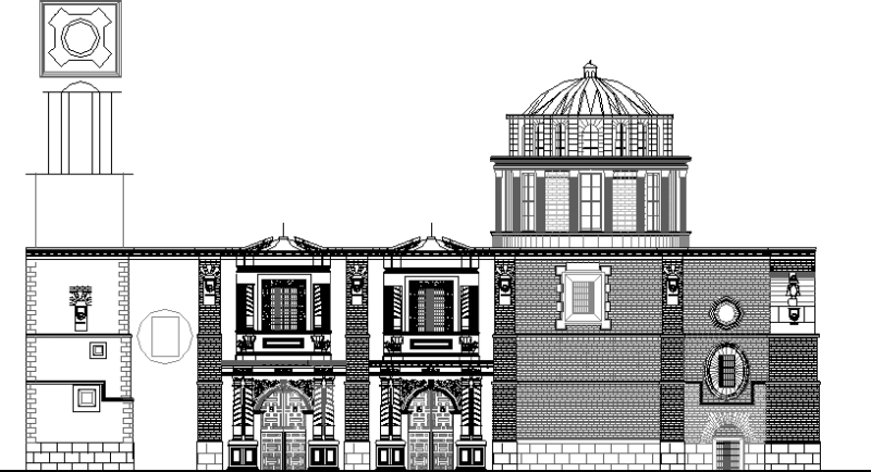 Church Ex Teresa DWG Block for AutoCAD