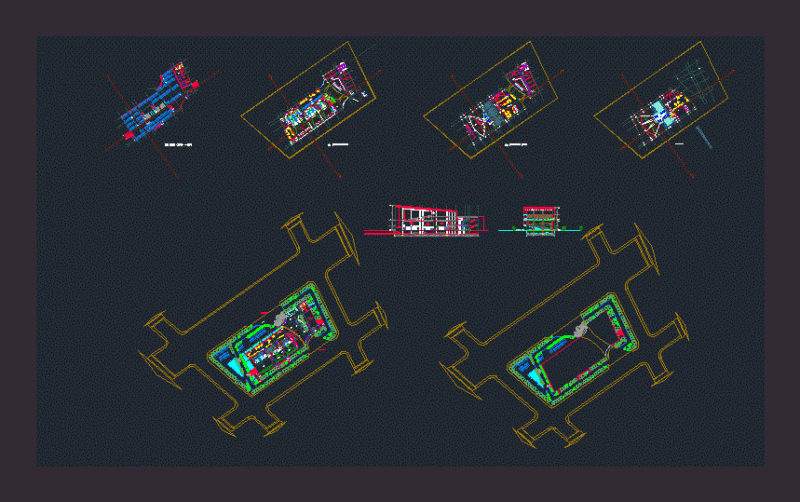Cineflex DWG Plan for AutoCAD
