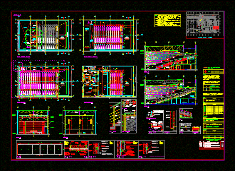 Cinema DWG Detail for AutoCAD