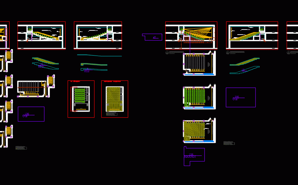 Проект театр dwg