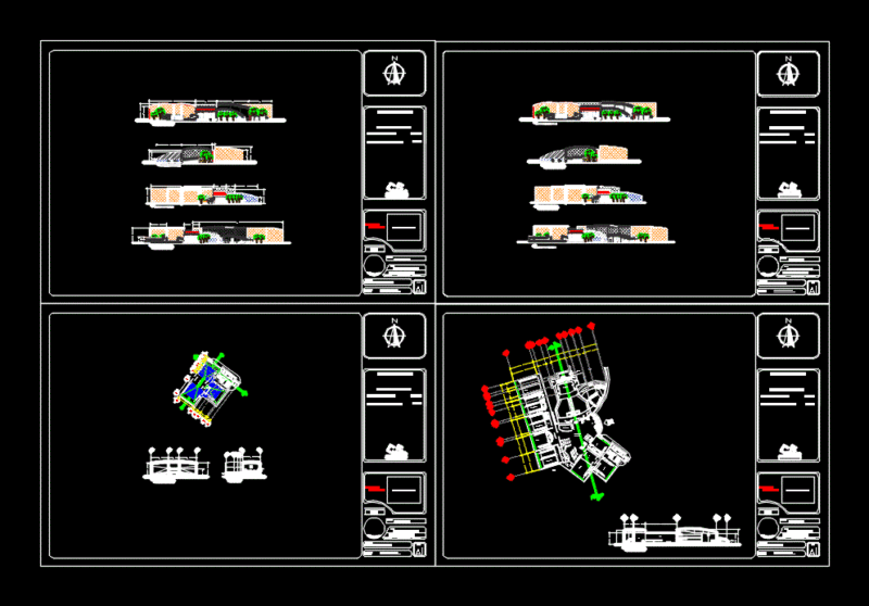 Cinema Theatre DWG Block for AutoCAD