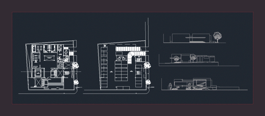 Cinematheque DWG Block for AutoCAD