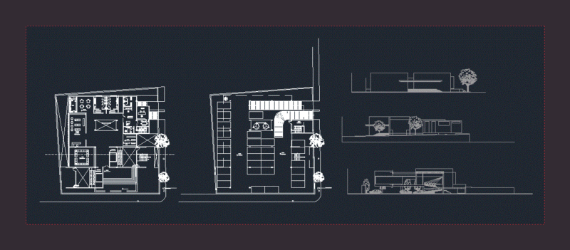 Cinematheque DWG Block for AutoCAD