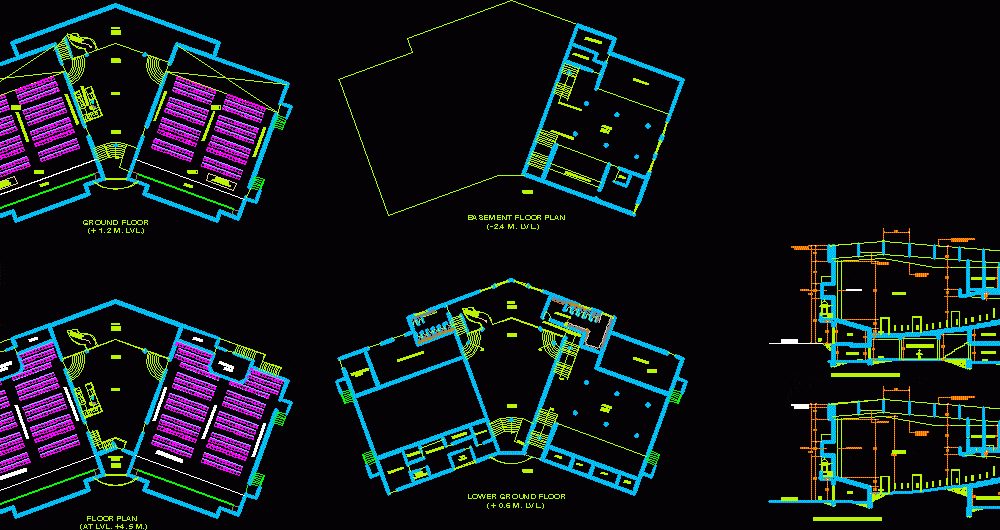Cineplex DWG Plan for AutoCAD  Designs CAD