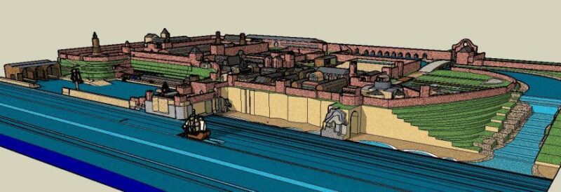 City 3D SKP Model for SketchUp