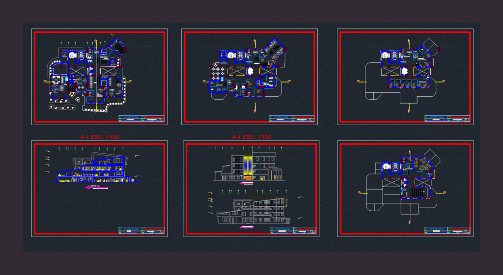 City DWG Block for AutoCAD