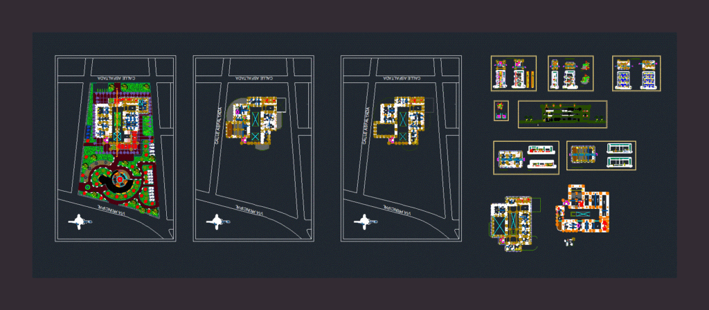 City DWG Block for AutoCAD