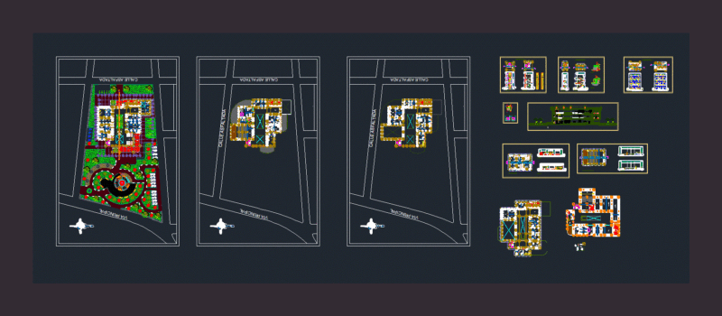 City DWG Block for AutoCAD