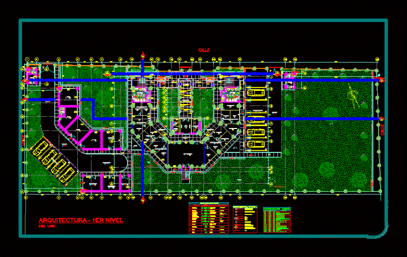 City Hall – Infrastructure DWG Block for AutoCAD