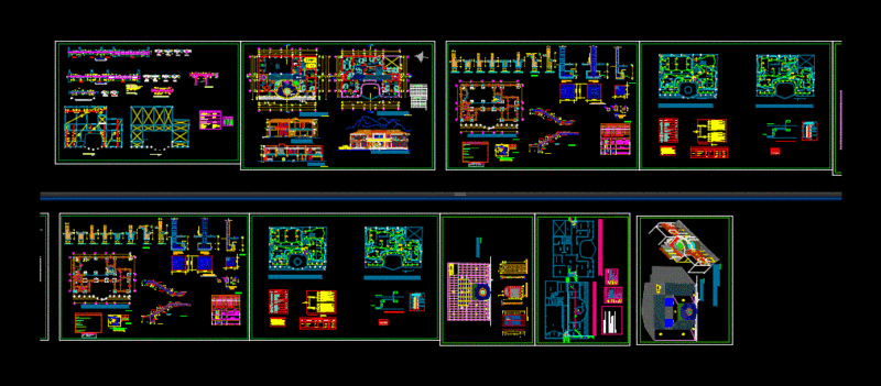 City Hall DWG Block for AutoCAD