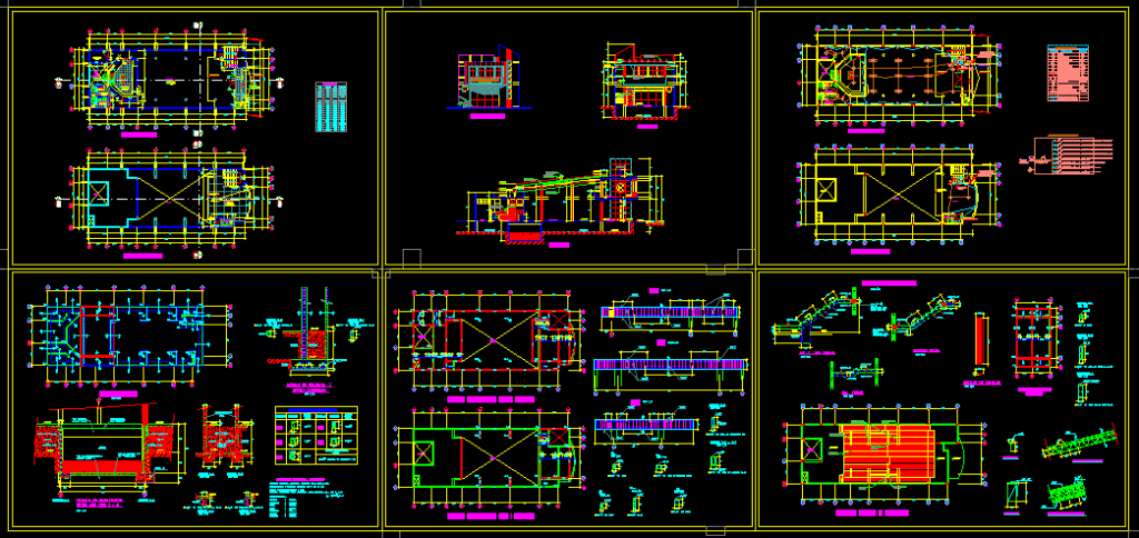 City Hall DWG Section for AutoCAD