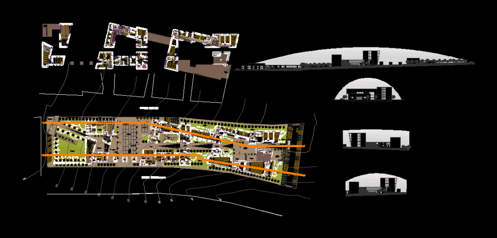 Civic Center DWG Block for AutoCAD
