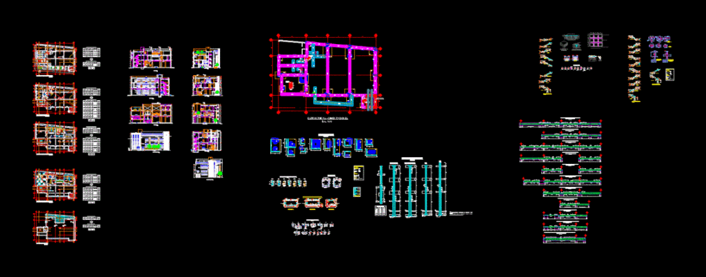 Civic Center DWG Block for AutoCAD