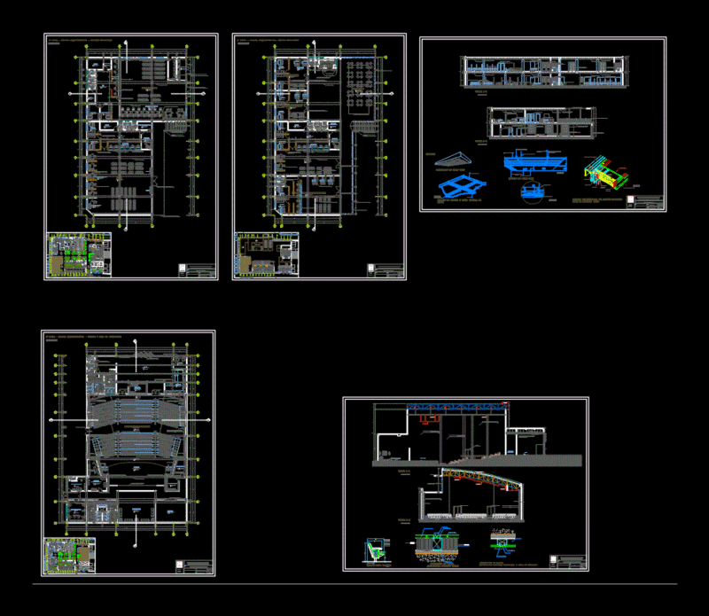 Civic Center In Lambayeque DWG Elevation for AutoCAD