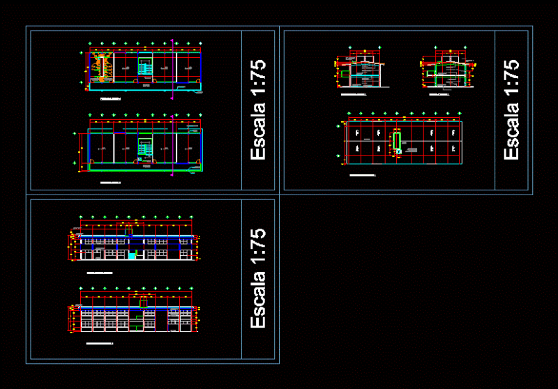 Class Rooms DWG Block for AutoCAD