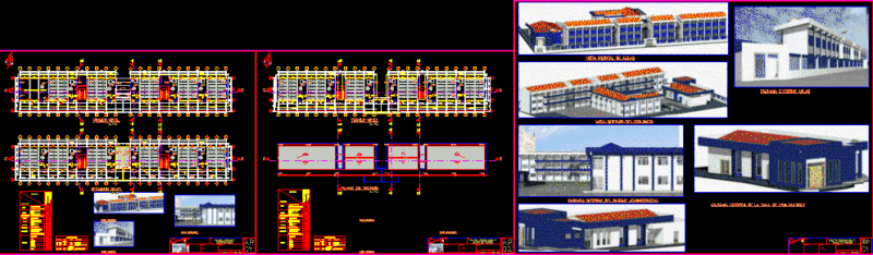 Class Rooms DWG Full Project for AutoCAD