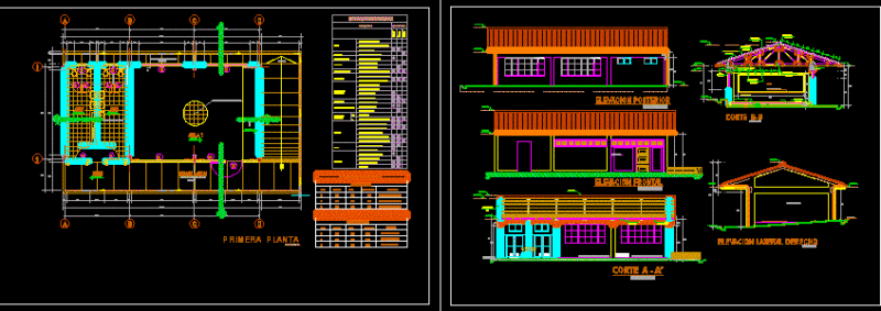 Classroom Design DWG Block for AutoCAD