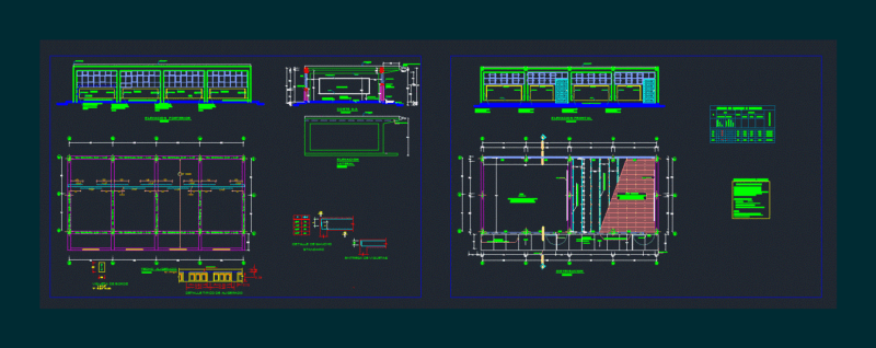 Classroom Development DWG Detail for AutoCAD