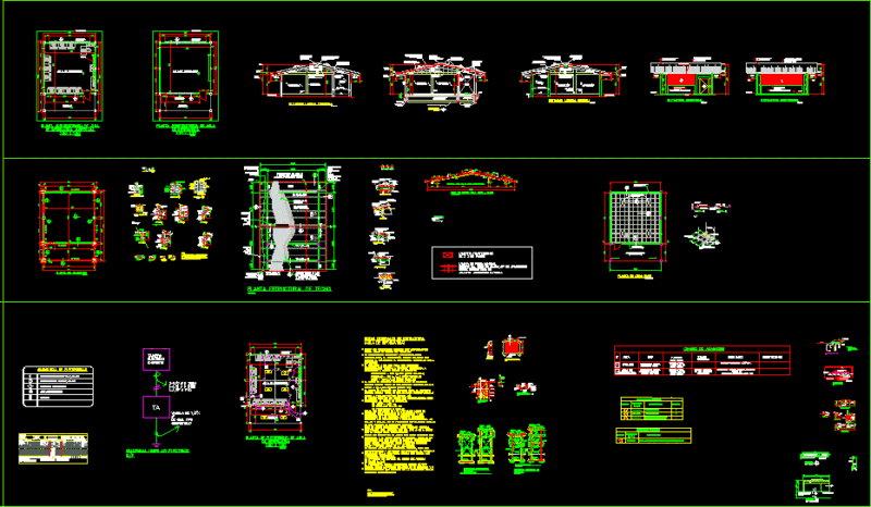 Classroom DWG Detail for AutoCAD
