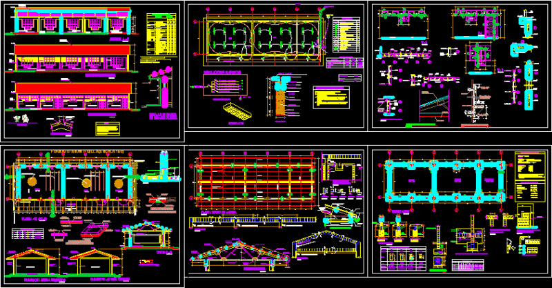 Classrooms – Project – Details DWG Full Project for AutoCAD