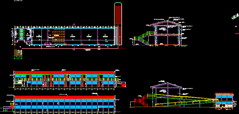 Classrooms DWG Detail for AutoCAD