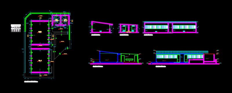 Classrooms In Educational Institution DWG Plan for AutoCAD
