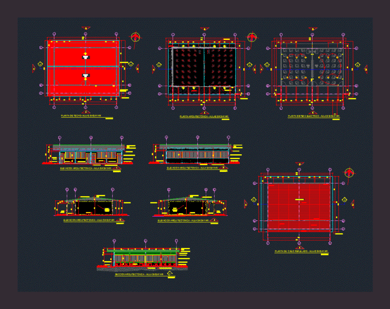 Classrooms Pre Project DWG Full Project for AutoCAD